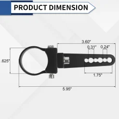 Adjustable Universal LED Light Mounting Clamps For Off Road LED Light Bar Pods | LASFIT