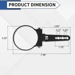 Adjustable Universal LED Light Mounting Clamps For Off Road LED Light Bar Pods | LASFIT