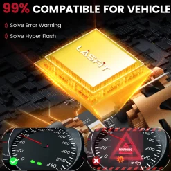 Amber 7443 CanBus-Ready Turn Signal Light LED Bulbs | D2 Series