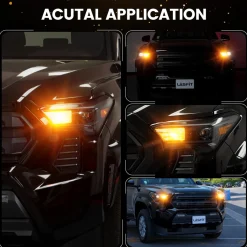 Amber 7443 CanBus-Ready Turn Signal Light LED Bulbs | D2 Series
