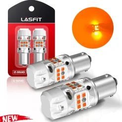 BAU15S PY21W LED Turn Signal Bulbs CanBus-Ready Amber | T3 Series