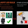 3157 3057 4057 4157 CANBUS Error Free Anti Hyper Flash Switchback LED Turn Signal Light Dual Color Bulb, 2 Bulbs