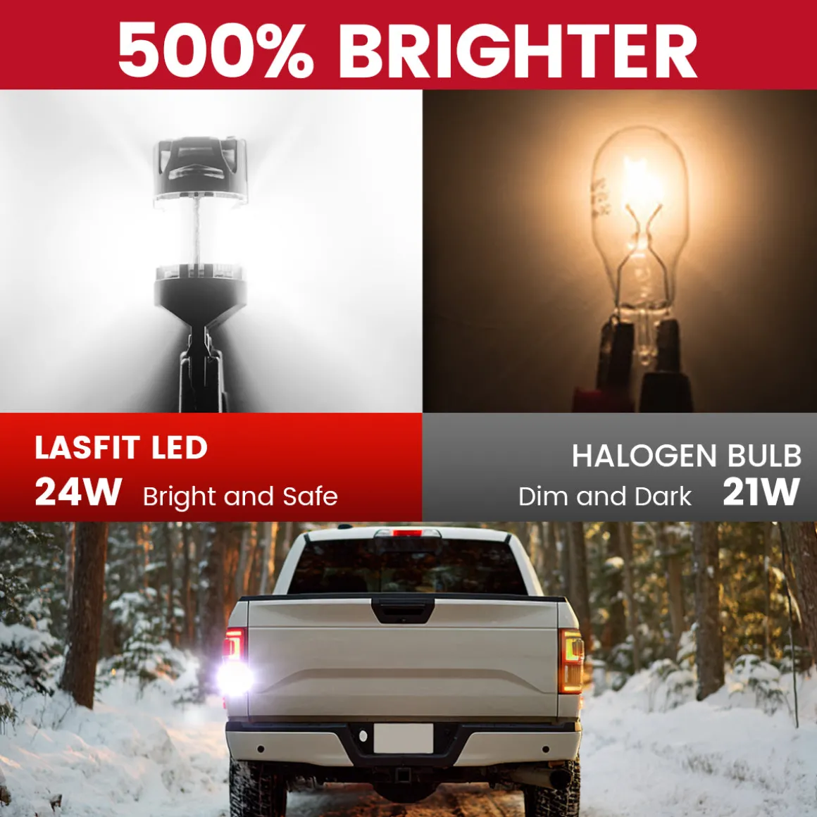 3157 CanBus-Ready Reverse Backup Light LED Bulbs | D2 Series