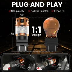 3157 CanBus-Ready Reverse Backup Light LED Bulbs | D2 Series