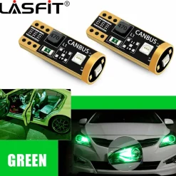 8 Colors License Plate Dome Map Side Marker T10/ 168/ 194 Bulbs | CANBUS Error Free, 1 Pair