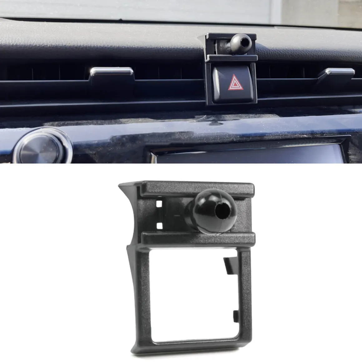 Custom Car Air Vent Clip For 0.67'' Joint Ball Cell Phone Holder
