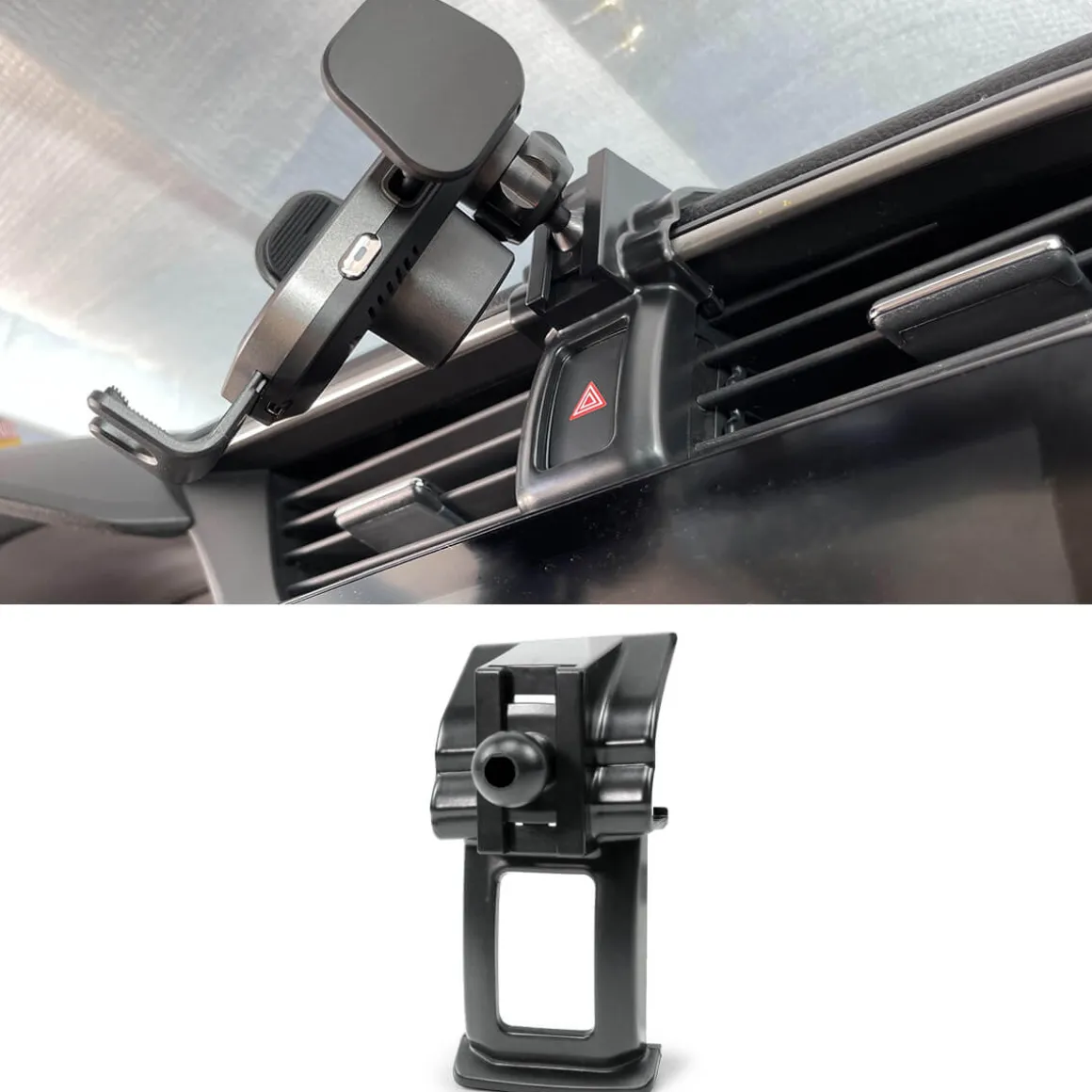 Custom Car Air Vent Clip For 0.67'' Joint Ball Cell Phone Holder