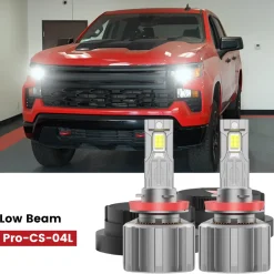 Custom Engineered for 2023-2026 Chevrolet Silverado 1500 WT Custom Trail Boss LED Bulbs Upgrade | Tested and Verified