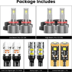 Custom Engineered for 2023-2026 Chevrolet Silverado 1500 WT Custom Trail Boss LED Bulbs Upgrade | Tested and Verified
