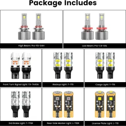 Custom Engineered for 2022 Chevrolet Silverado 1500 LED Bulbs Upgrade