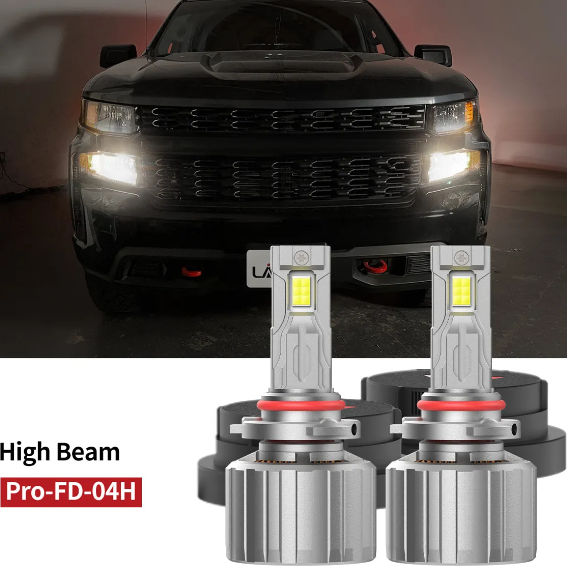 Custom Engineered for 2019-2021 Chevrolet Silverado 1500 WT Custom Trail Boss LED Bulbs Upgrade | Tested and Verified