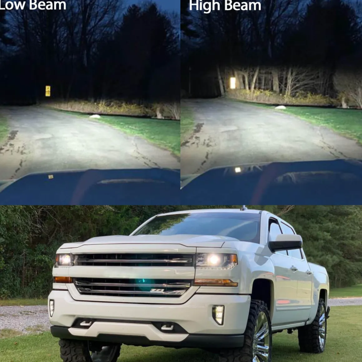 Custom Engineered for 2016-2018 Chevrolet Silverado 1500 LED Bulbs Upgrade | Tested and Verified