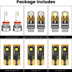 Custom Engineered for 2015-2025 Ford Transit-150/250/350 LED Bulbs Upgrade | Tested and Verified