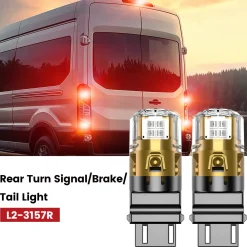 Custom Engineered for 2015-2025 Ford Transit-150/250/350 LED Bulbs Upgrade | Tested and Verified