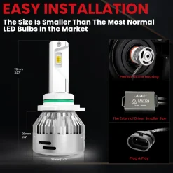 Custom Engineered for 2019-2021 Kia Forte LED Bulbs Upgrade | Tested and Verified