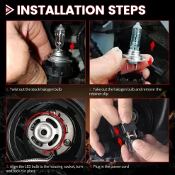 Custom Engineered for 2019-2021 Kia Forte LED Bulbs Upgrade | Tested and Verified
