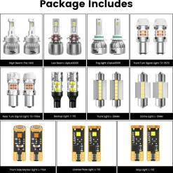 Custom Engineered for 2019-2021 Kia Forte LED Bulbs Upgrade | Tested and Verified