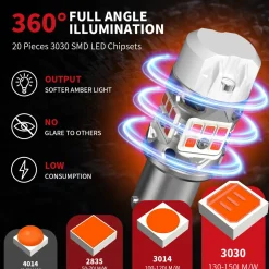 Custom Engineered for 2019-2021 Kia Forte LED Bulbs Upgrade | Tested and Verified
