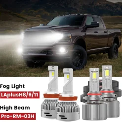 Custom Engineered for 2019-2024 Ram HD 2500/3500 LED Bulbs Upgrade | Tested and Verified