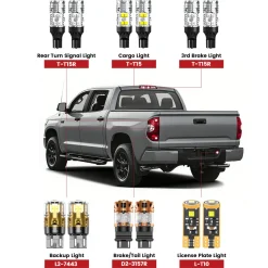 Custom Engineered for 2014-2017 Toyota Tundra LED Bulbs Upgrade