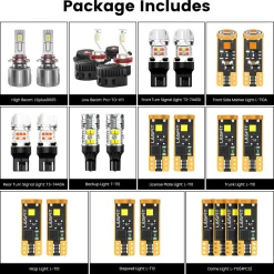 Custom Engineered for 2017-2019 Toyota Highlander LED Bulbs Upgrade | Tested and Verified