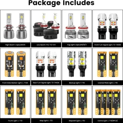 Custom Engineered for 2017-2019 Toyota Highlander LED Bulbs Upgrade | Tested and Verified