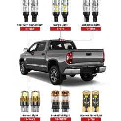 Custom Engineered for 2018-2021 Toyota Tundra LED Bulbs Upgrade | Tested and Verified