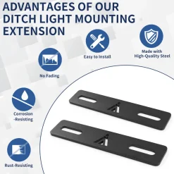 Ditch Light Bracket Extensions | LASFIT
