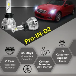 D2S/D2R LED Conversion Kit for Nissan & Infiniti - Plug & Play | Pro Series