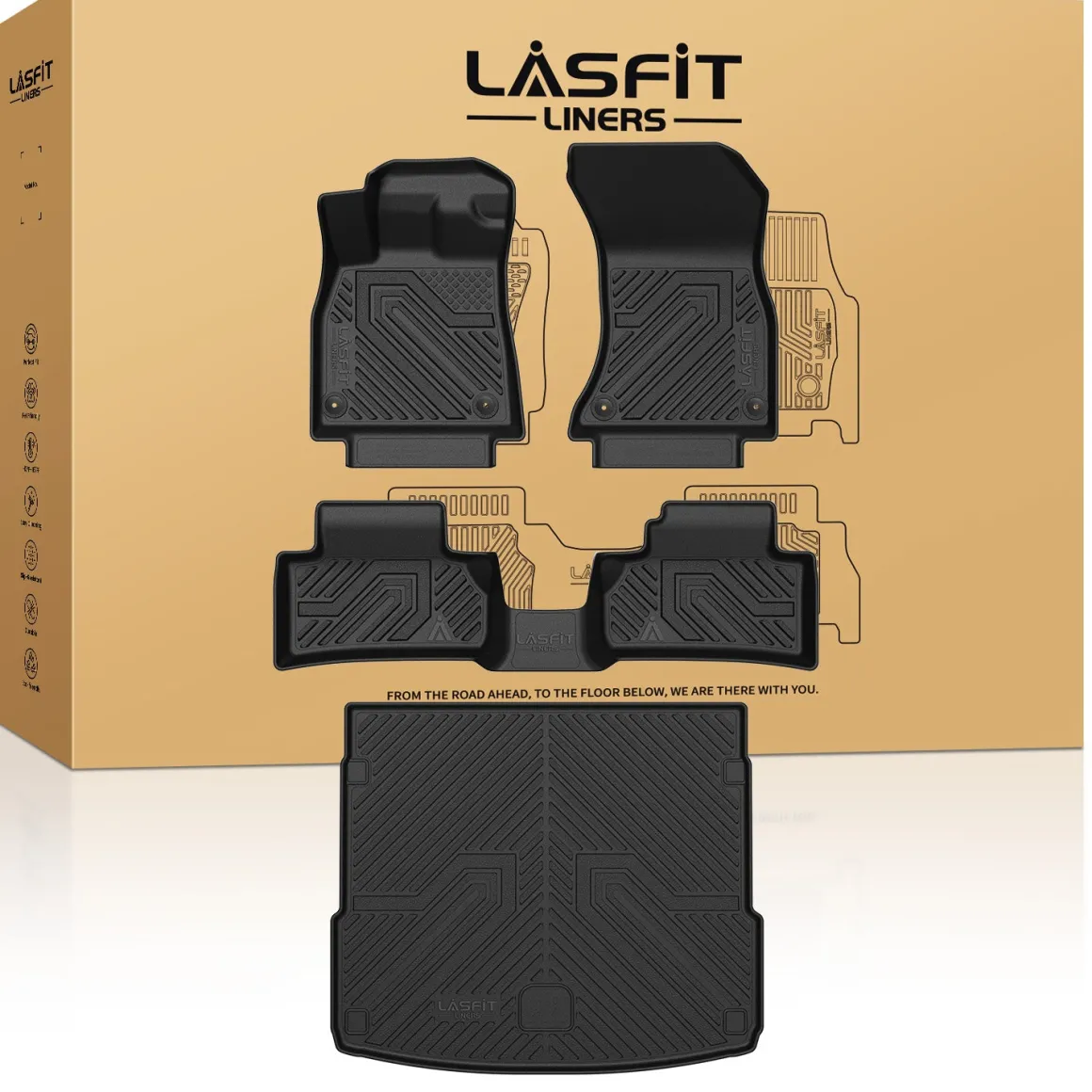 Fit for 2018-2025 Audi Q5 SQ5 Floor Mats or Cargo Mat, Don't Fit 2025 Audi Q5 New Body or Plug-in Hybrid