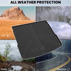 Fit for 2018-2025 Audi Q5 SQ5 Floor Mats or Cargo Mat, Don't Fit 2025 Audi Q5 New Body or Plug-in Hybrid