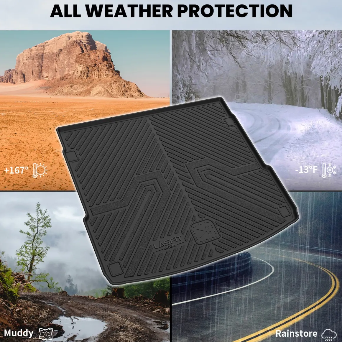 Fit for 2018-2025 Audi Q5 SQ5 Floor Mats or Cargo Mat, Don't Fit 2025 Audi Q5 New Body or Plug-in Hybrid