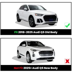 Fit for 2018-2025 Audi Q5 SQ5 Floor Mats or Cargo Mat, Don't Fit 2025 Audi Q5 New Body or Plug-in Hybrid