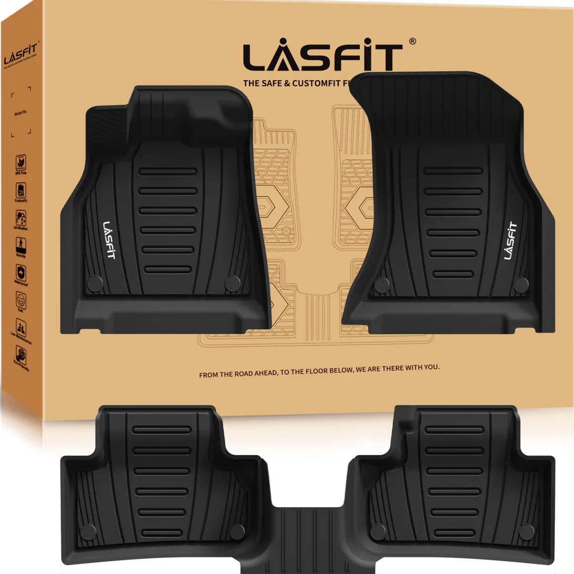 Fit for 2021-2025 Audi Q5 SQ5 Sportback Floor Mats or Cargo Mat, Don't Fit 2025 Audi Q5 New Body or Plug-in Hybrid