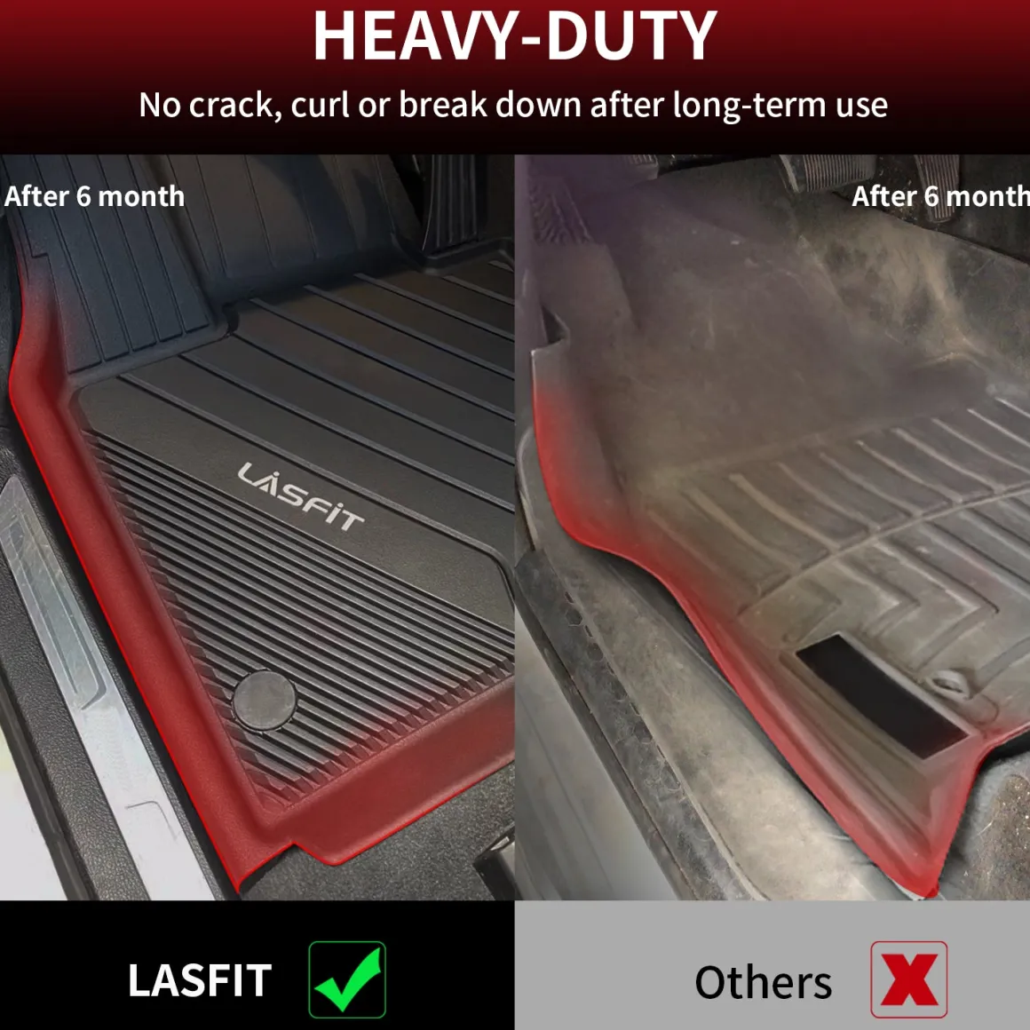 Fit for 2012-2018 BMW 3 Series Floor Mats, Fit sedan & RWD Only, Don't Fit XDrive or GT