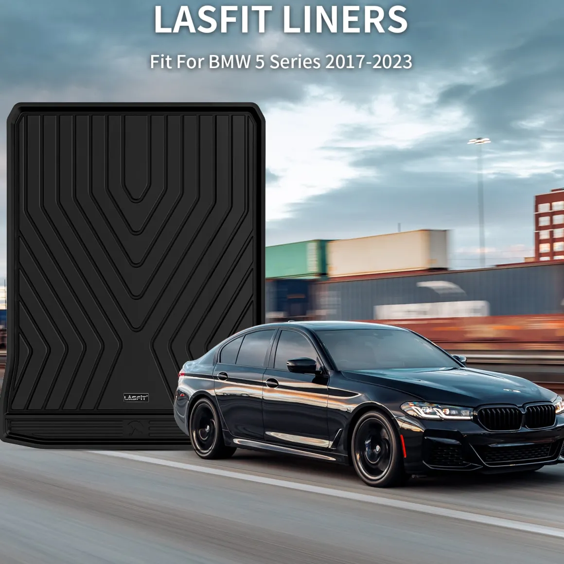 Fit for 2017-2023 BMW 5 Series Floor Mats or Cargo Mat, for 530i 540i 540d m550i, Not Fit GT
