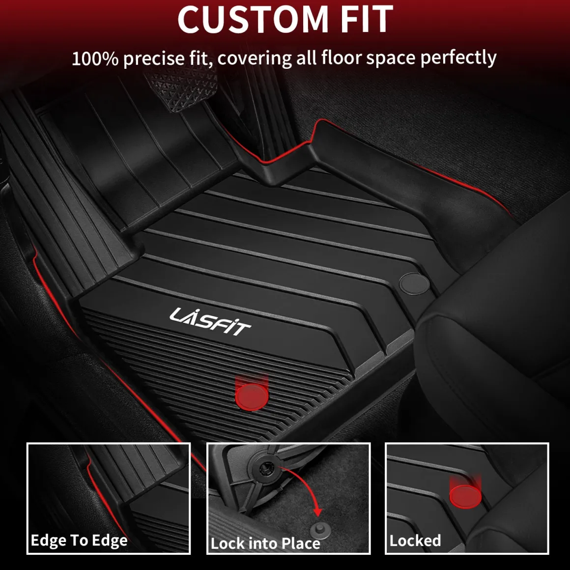 Fit for 2017-2023 BMW 5 Series Floor Mats or Cargo Mat, for 530i 540i 540d m550i, Not Fit GT