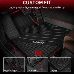 Fit for 2019-2027 BMW X7 Floor Mats, Fit 7 Seats Only, Not Fit 6 Seats