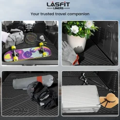 Fit for 2015-2020 Cadillac Escalade ESV Cargo Mat & Seatback Mat