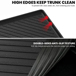 Fit for 2015-2020 Cadillac Escalade ESV Cargo Mat & Seatback Mat