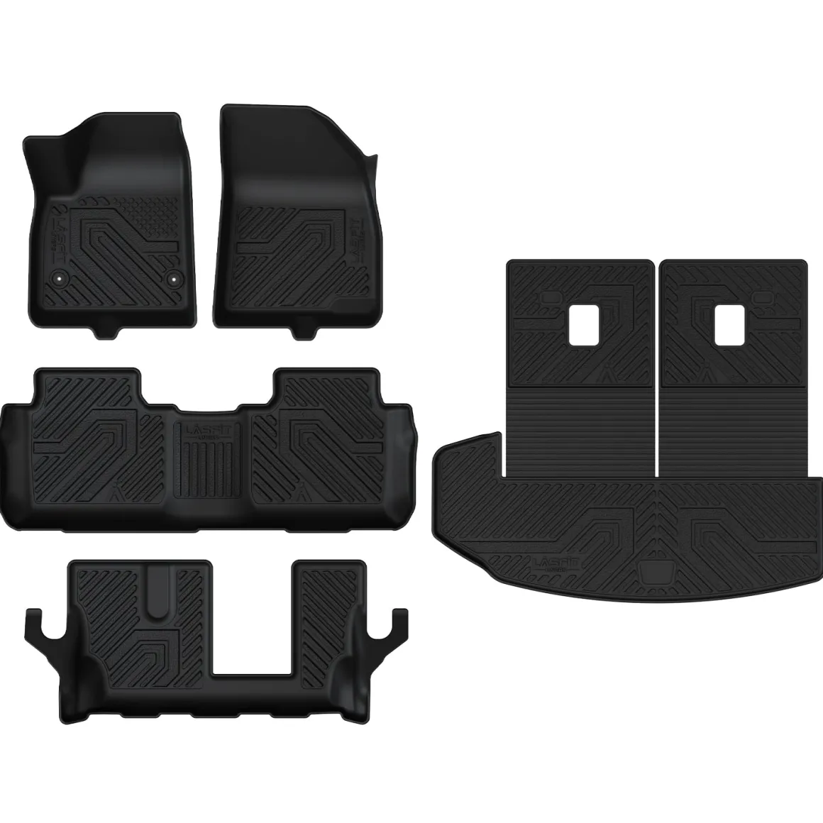 Fit for 2020-2025 Cadillac XT6 Floor Mats & Seatback & Cargo Mat, Fit 7-seater Only