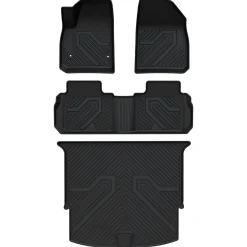 Fit for 2019-2026 Chevrolet Blazer Floor Mats & Cargo Mat, Fit Gasoline Only & Without Optional Cargo Management System
