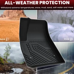 Fit for 2019-2026 Chevrolet Blazer Floor Mats & Cargo Mat, Fit Gasoline Only & Without Optional Cargo Management System