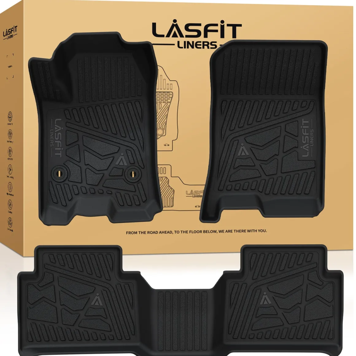 Fit for 2023-2026 Chevrolet Colorado Floor Mats, Fit Carpet Floor Only