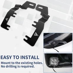 Fit For 2015-2022 Chevrolet Colorado/GMC Canyon Low Profile Ditch Light Brackets | LASFIT