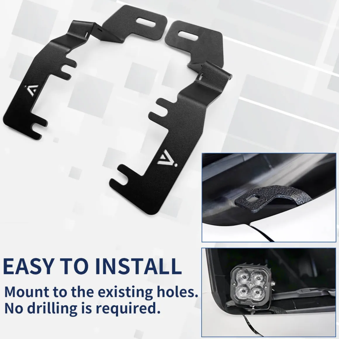 Fit For 2015-2022 Chevrolet Colorado/GMC Canyon Low Profile Ditch Light Brackets | LASFIT
