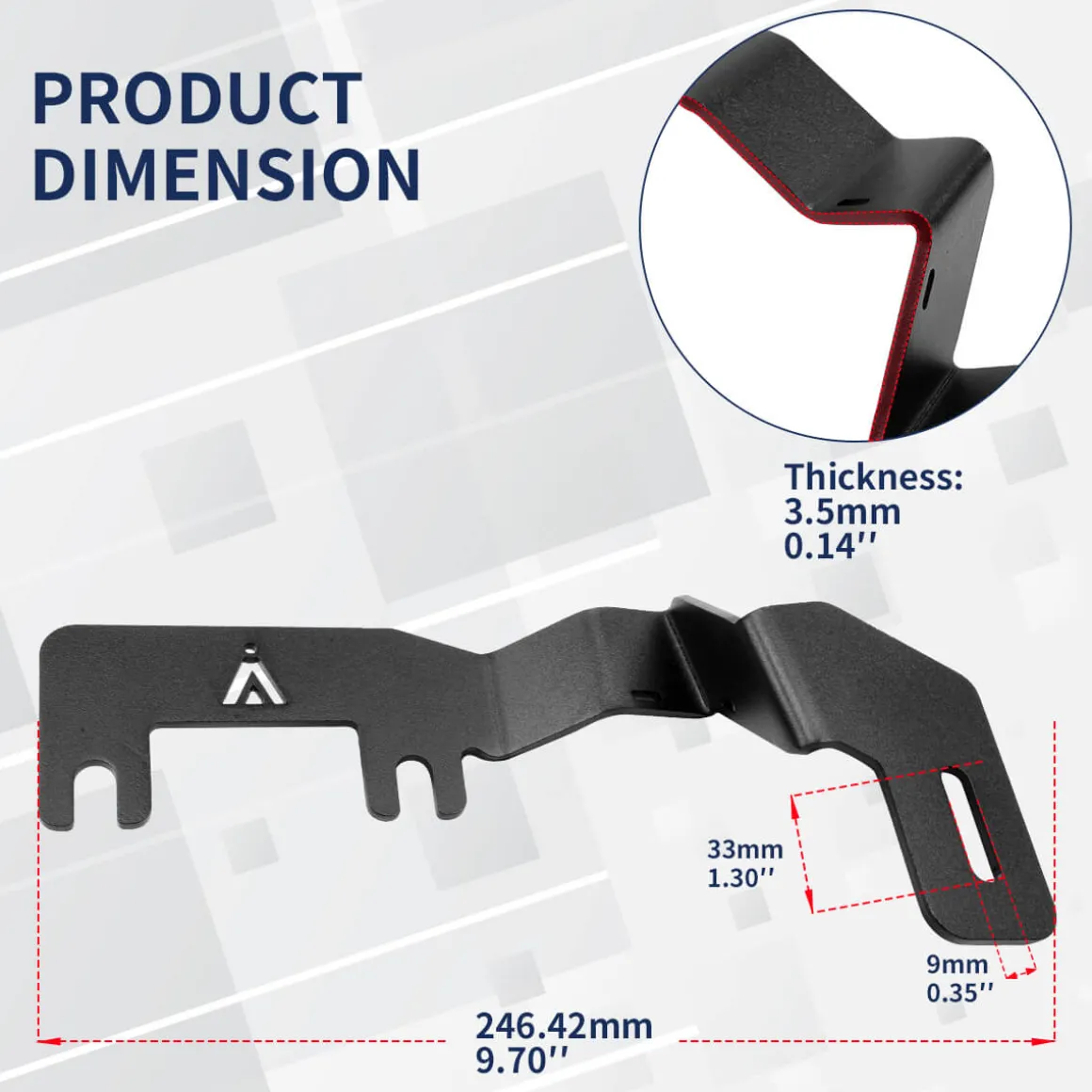 Fit For 2015-2022 Chevrolet Colorado/GMC Canyon Low Profile Ditch Light Brackets | LASFIT
