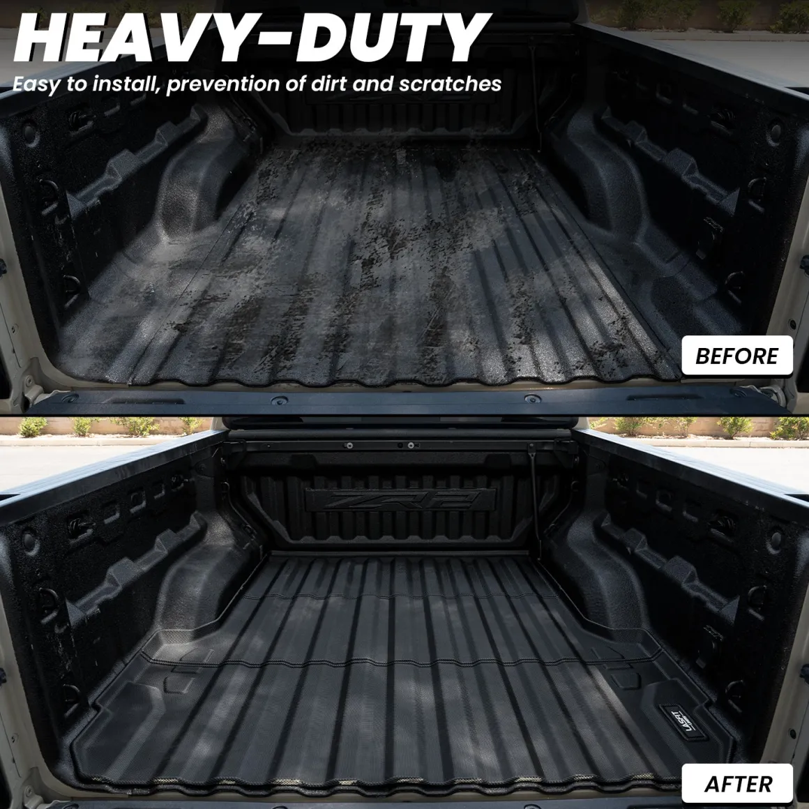 Fit for 2023-2026 Chevrolet Colorado Heavy Duty Bed Mat or Tailgate Mat, Not Fit Drop-in Liners