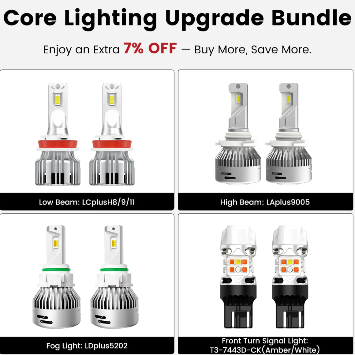 Fit for 2015-2022 Chevrolet Colorado LED Bulbs Upgrade | Tested and Verified