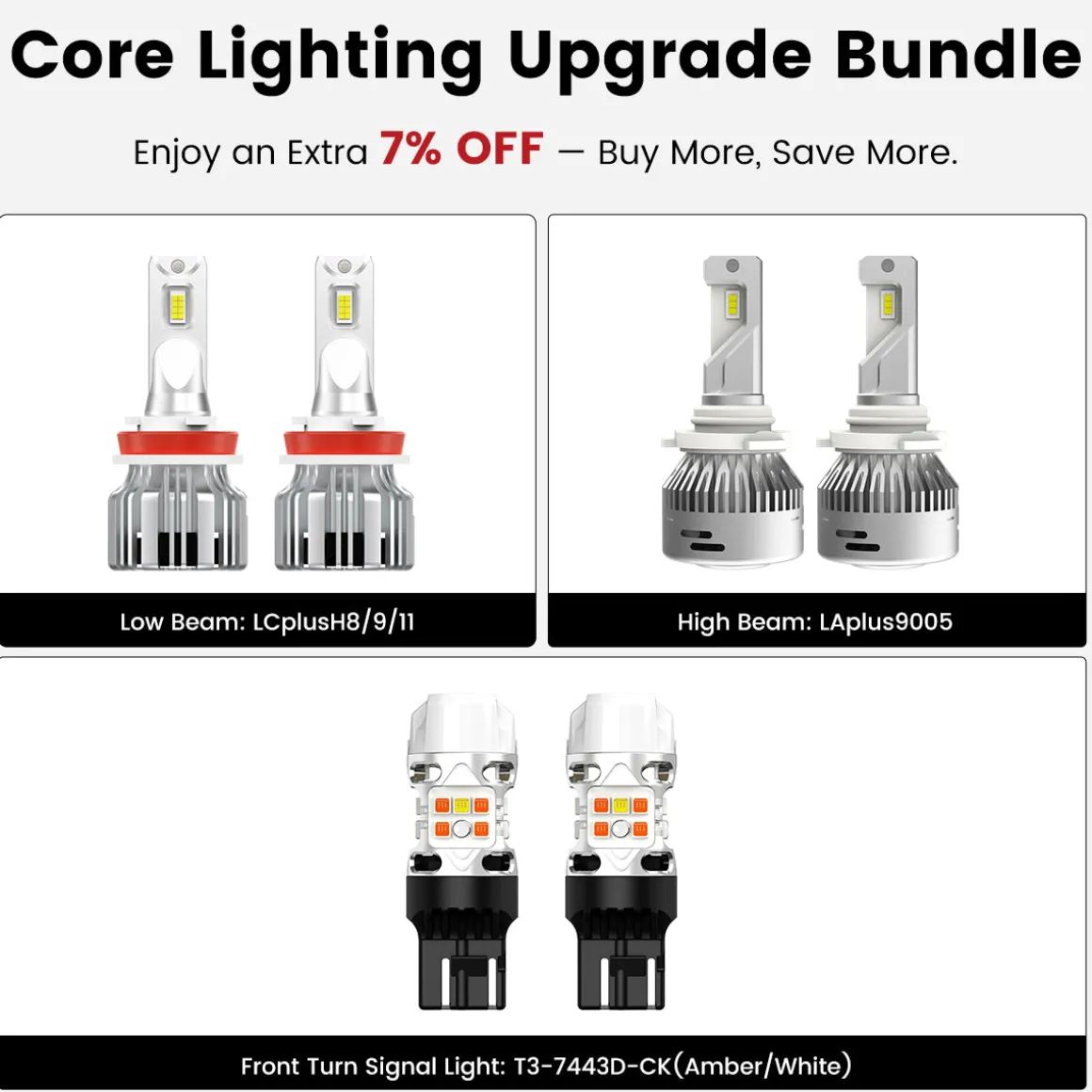 Fit for 2015-2022 Chevrolet Colorado LED Bulbs Upgrade | Tested and Verified